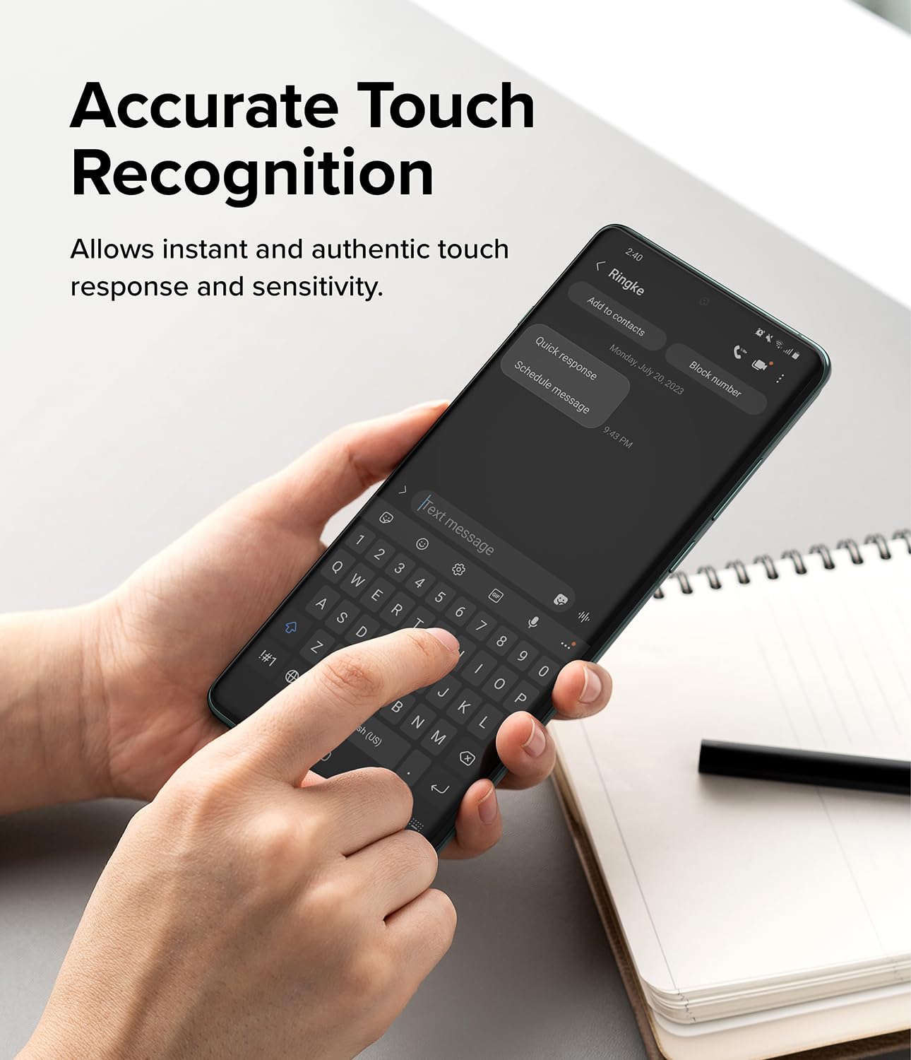 Ringke Oneplus 12 Dual Easy Film Screen Protector - 2 Pack, W Installation Jig