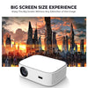 Android Projector |500ANSI Lumens/Screen Size 220 inch|Native 1080P Full HD|Bluetooth Wifi Projector 4K Supports Video Projectors