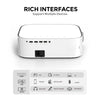 Android Projector |500ANSI Lumens/Screen Size 220 inch|Native 1080P Full HD|Bluetooth Wifi Projector 4K Supports Video Projectors