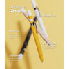 Apple Pencil (2nd generation) & Apple Pencil Pro | Silicone Drafting Pencil Case Cover | Yellow