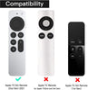 Apple TV 4K Siri Remote 2021 Anti Slip Silicone Case Cover | Black