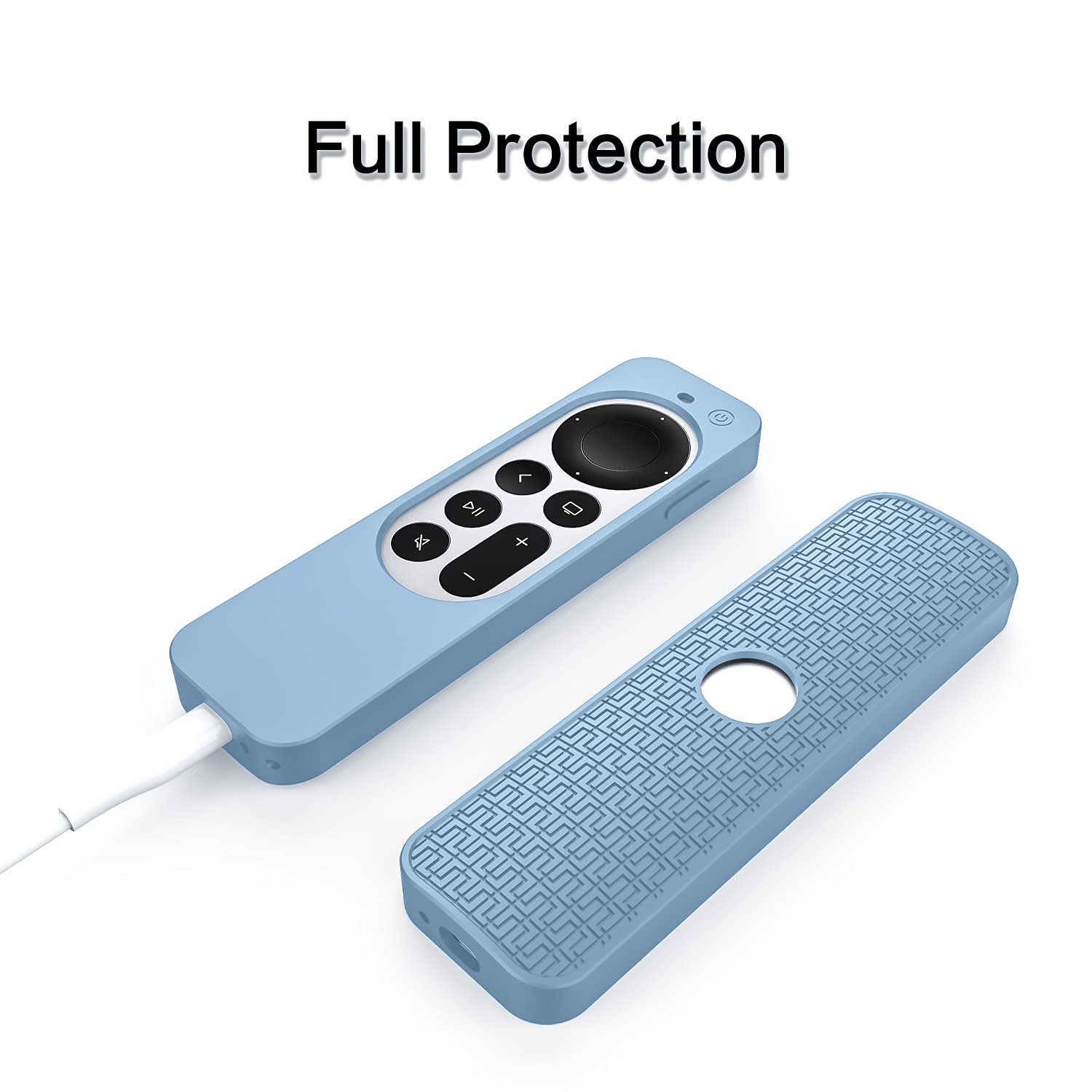 Apple TV 4K Siri Remote 2021 Anti Slip Silicone Case Cover | Black