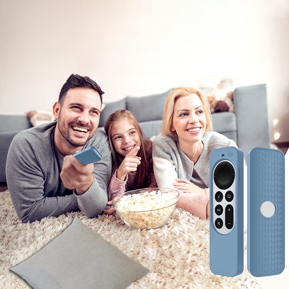 Apple TV 4K Siri Remote 2021 Anti Slip Silicone Case Cover | Black