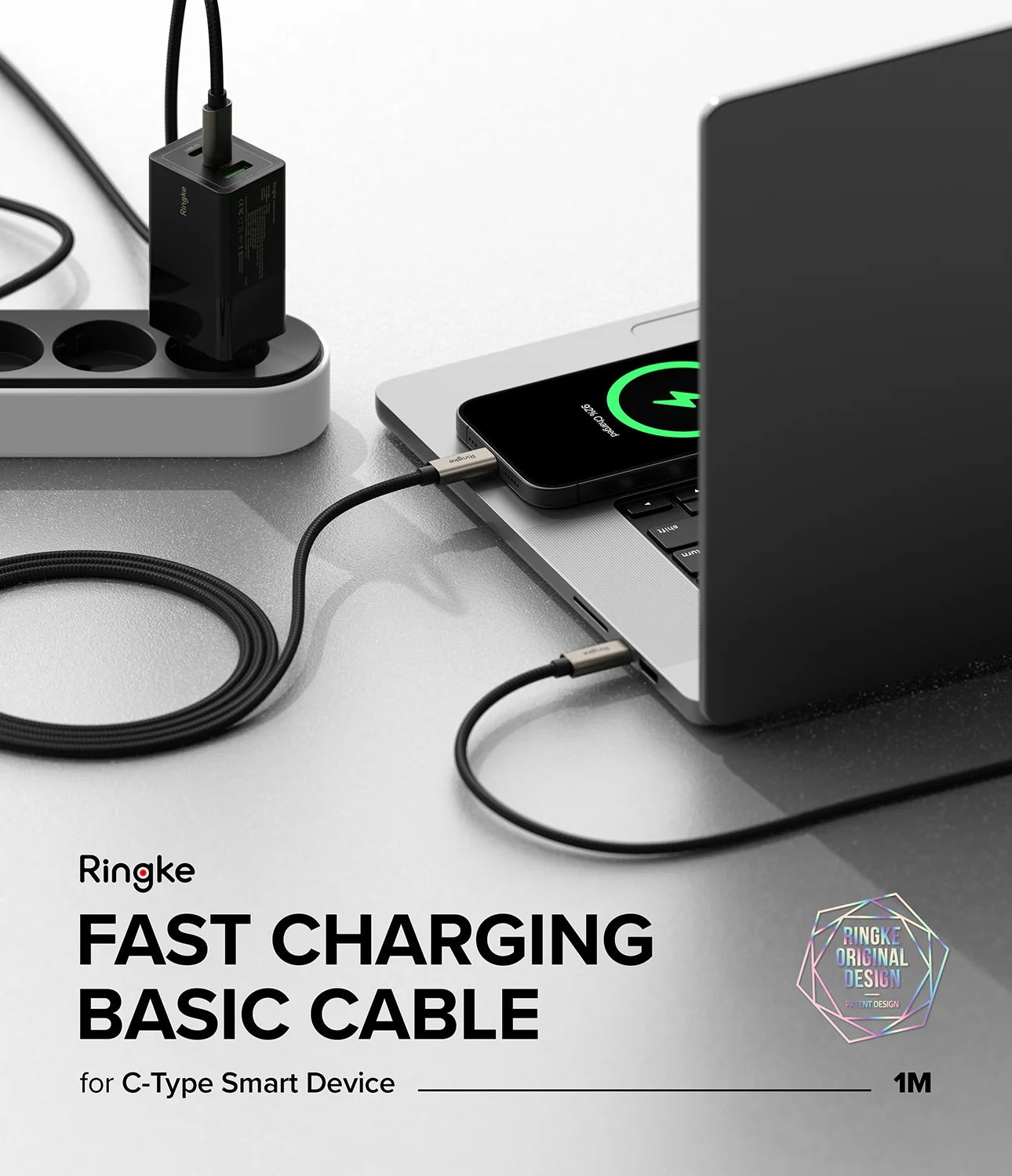 USB-C to USB-C Fast Charging Cable 1M – iPhone 16, Galaxy
