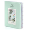 64 Pockets Photo album | Fujifilm Instax Mini 12 11 9 8+ 8 7s 25 26 50s 70 90/Polaroid Snap/Z2300/ Instant Printer Film Instant Camera| Mint Green