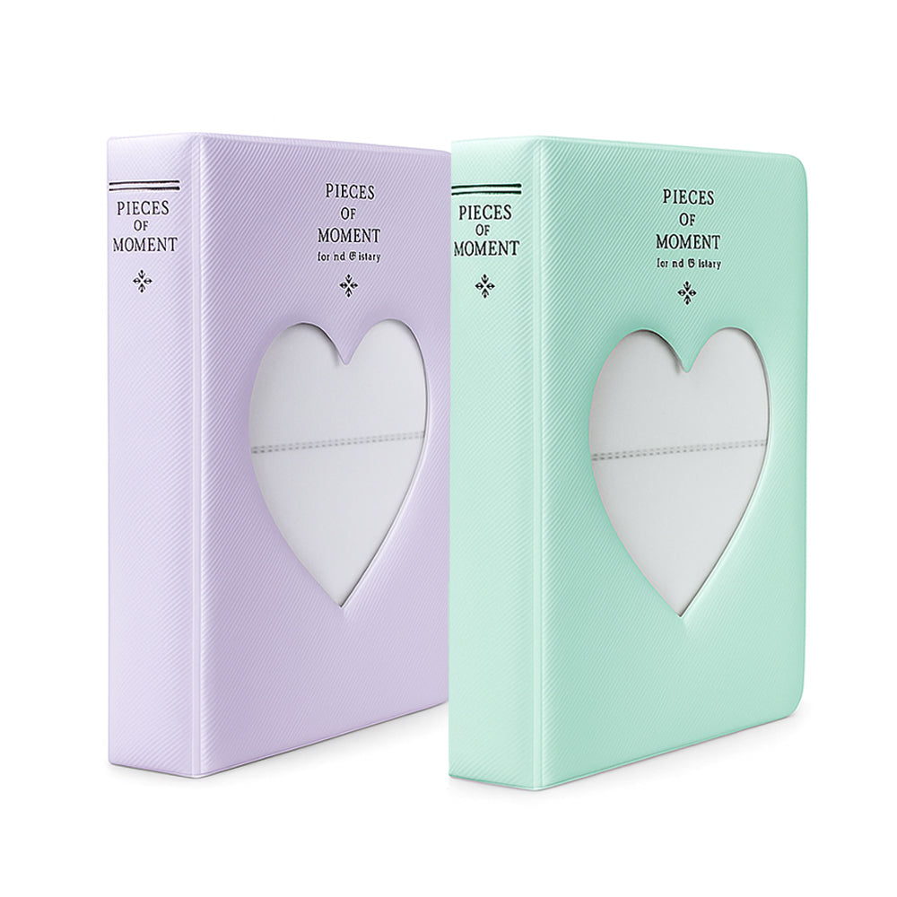 Heart Design Photo Albums (2-Pack) – Instax – Purple/Cyan