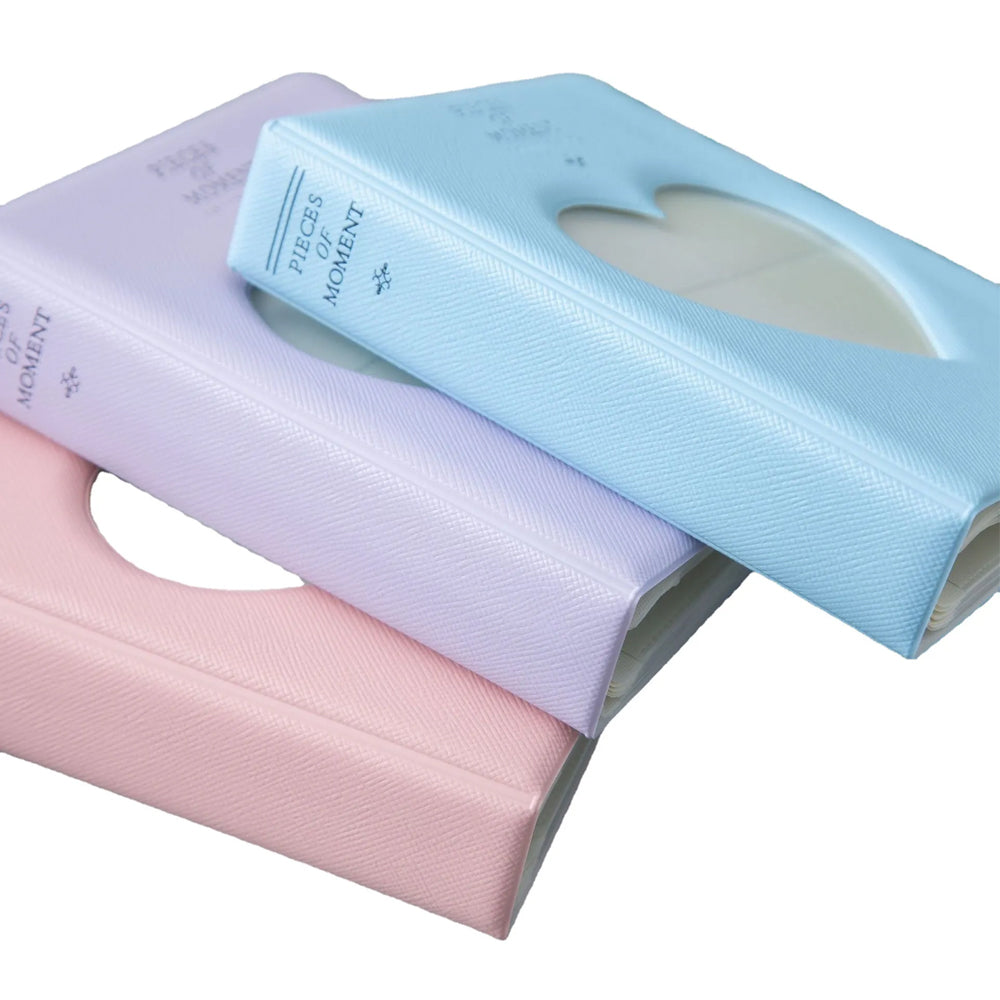 Heart Design Photo Albums (2-Pack) – Instax – Purple/Cyan