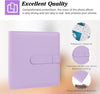 256 Pockets Photo Album for Fujifilm Instax Mini Camera | Leather Cover Photo Album | Instax Mini 12 11 9 40 90 8 7 Evo LiPlay Instant Camera | 2x3 Photo Album Book | Purple