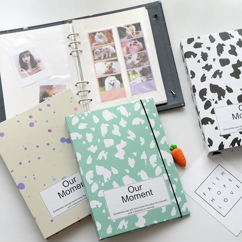 160 Pockets Photo Album with 30 Inner Pages A5 Photocard Holder | Sleeves 3 Inch Photo Album | Black