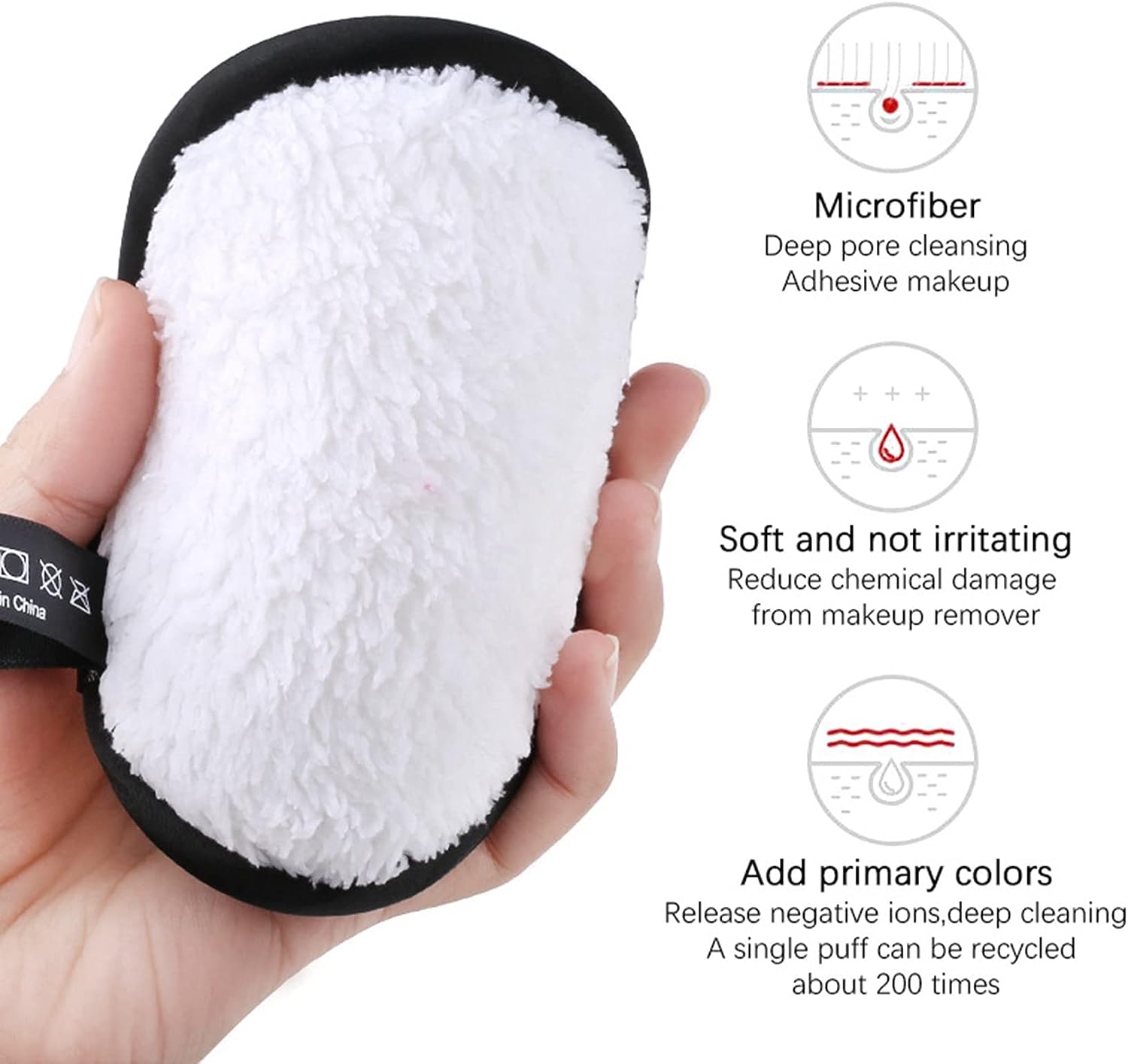 Reusable Makeup Remover Pads |Pack of 3| Hot Pink