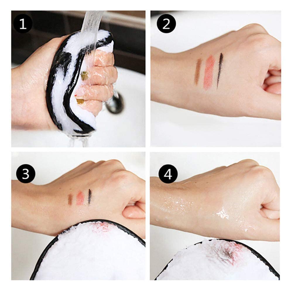 Reusable Makeup Remover Pads |Pack of 3| Hot Pink