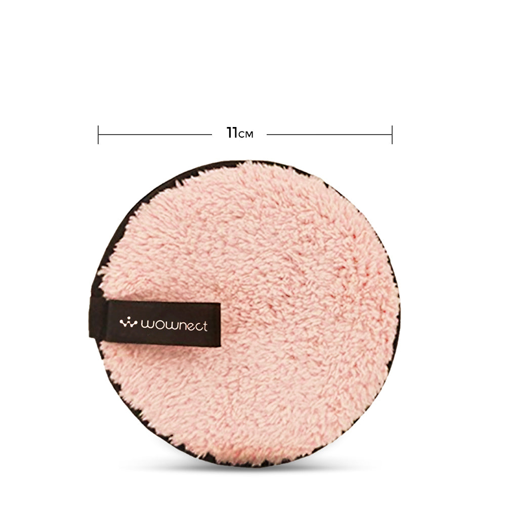 Reusable Sponge Makeup Remover Pad Cloth Face & Eye Cleansing Round Circle Puff Eco-friendly Washable Makeup Removing Pad 2 Pack)