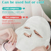 Pack of 1 - Reusable Face Towel Masks Cold Hot Anti-Aging Facial Steamer Towel Mask Moisturizing Rejuvenation Beauty Skin Care Spa Towels