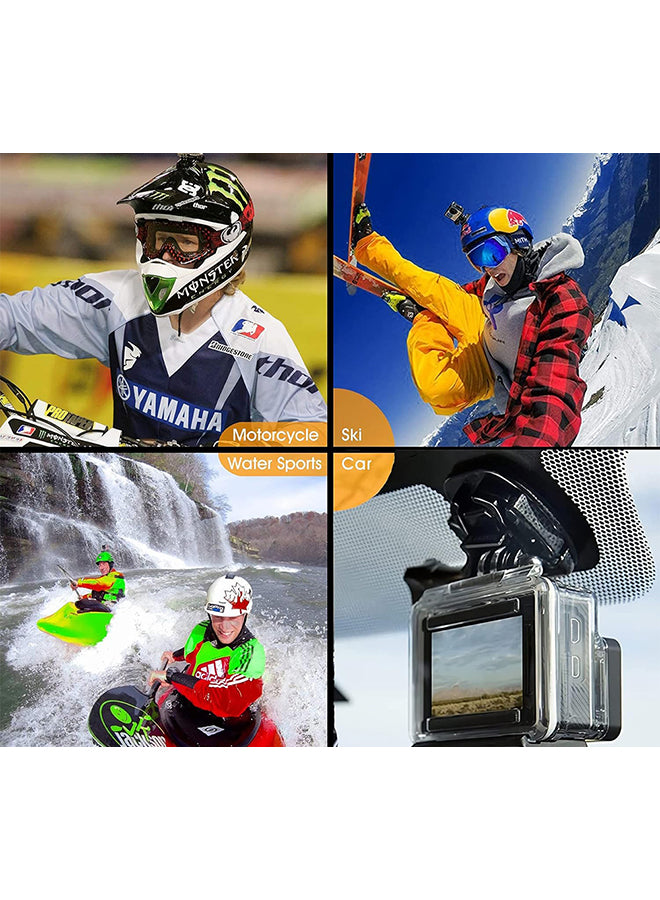 Helmet Adhesive Sticky Mounts Curved Attachment Flat | 3M Mount |GoPro Hero 13 12 11 10 Max 9 8 7 6 Session DJI Osmo Action Cameras | Pack of 8