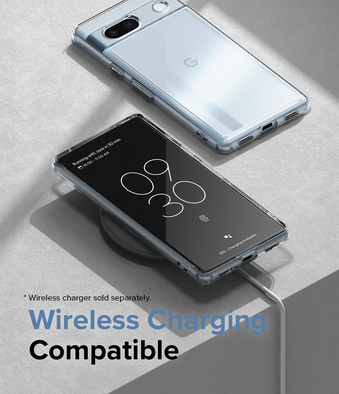Google Pixel 7a Case Cover| Fusion Series | Clear