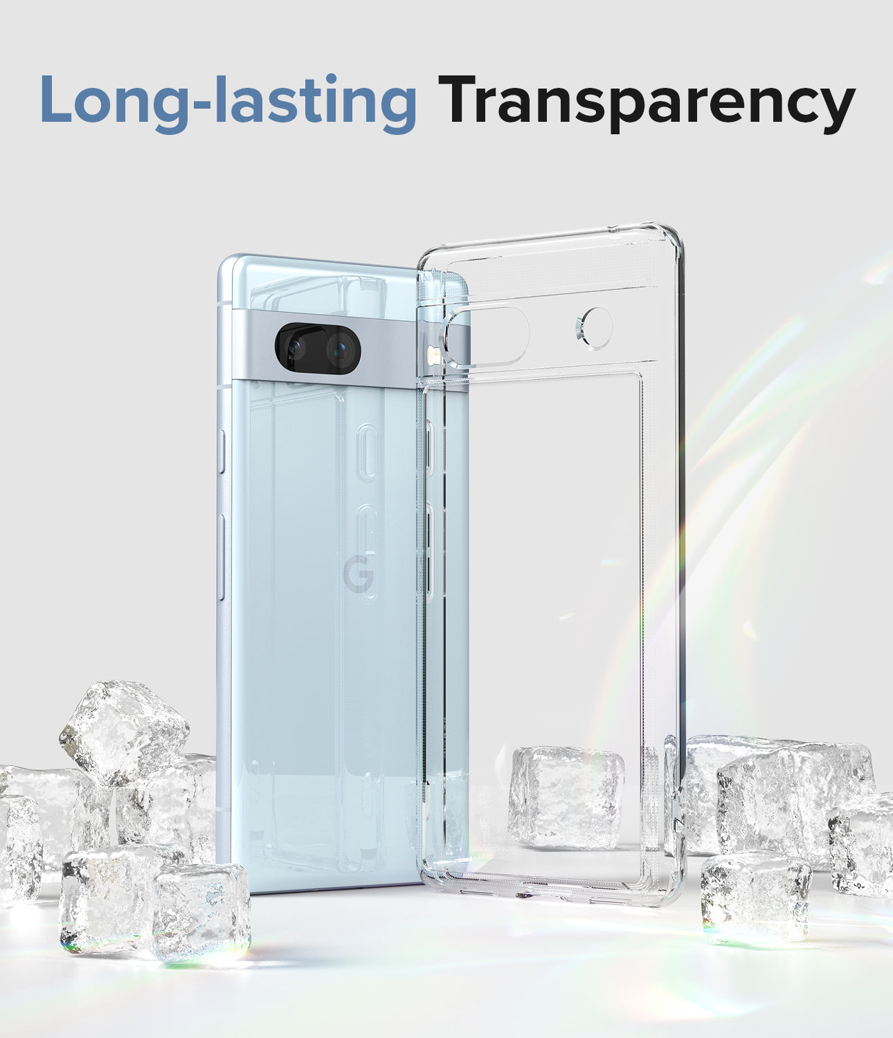 Google Pixel 7a Case Cover| Fusion Series | Clear