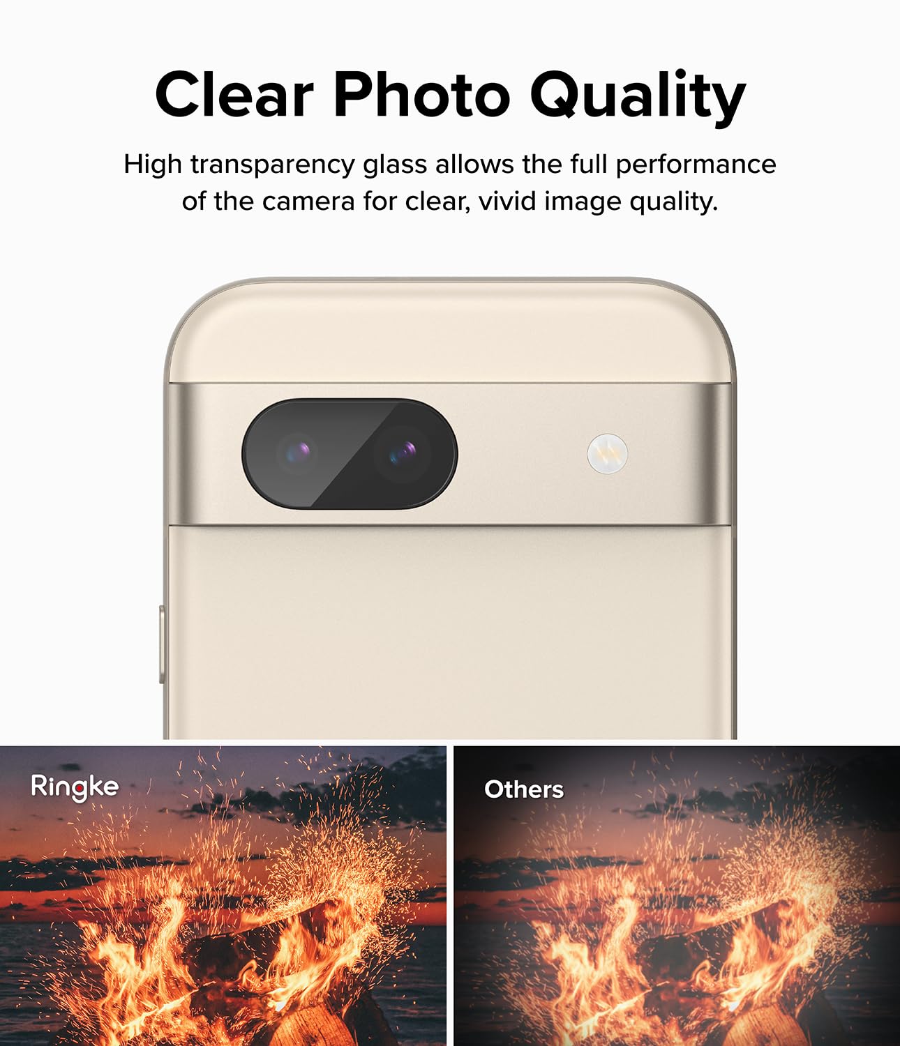 Google Pixel 8a Lens Protector | Camera Protector Glass | 3Pack