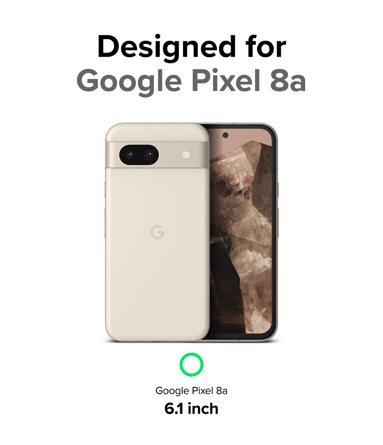 Google Pixel 8a Case Cover | Onyx| Dark Green