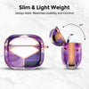 Marble Bundle For iPhone 14 Pro Max Case+ Airpods Pro 2 Case/Airpods Pro 2nd Generation Case | Marble Shockproof Bumper Stylish Slim Phone Cases |  Purple