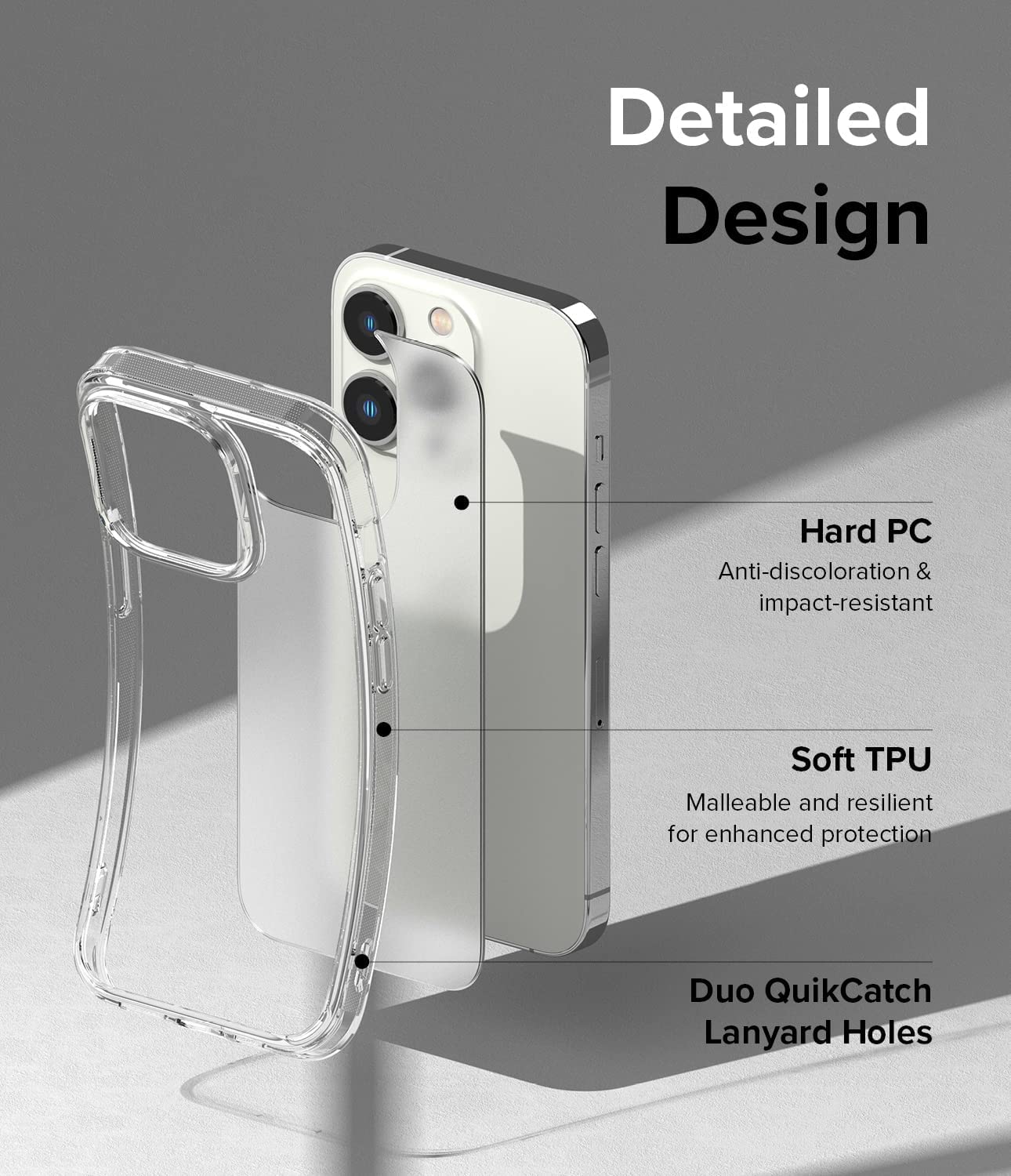 iPhone 14 Pro Case | Fusion Series | Matte Clear