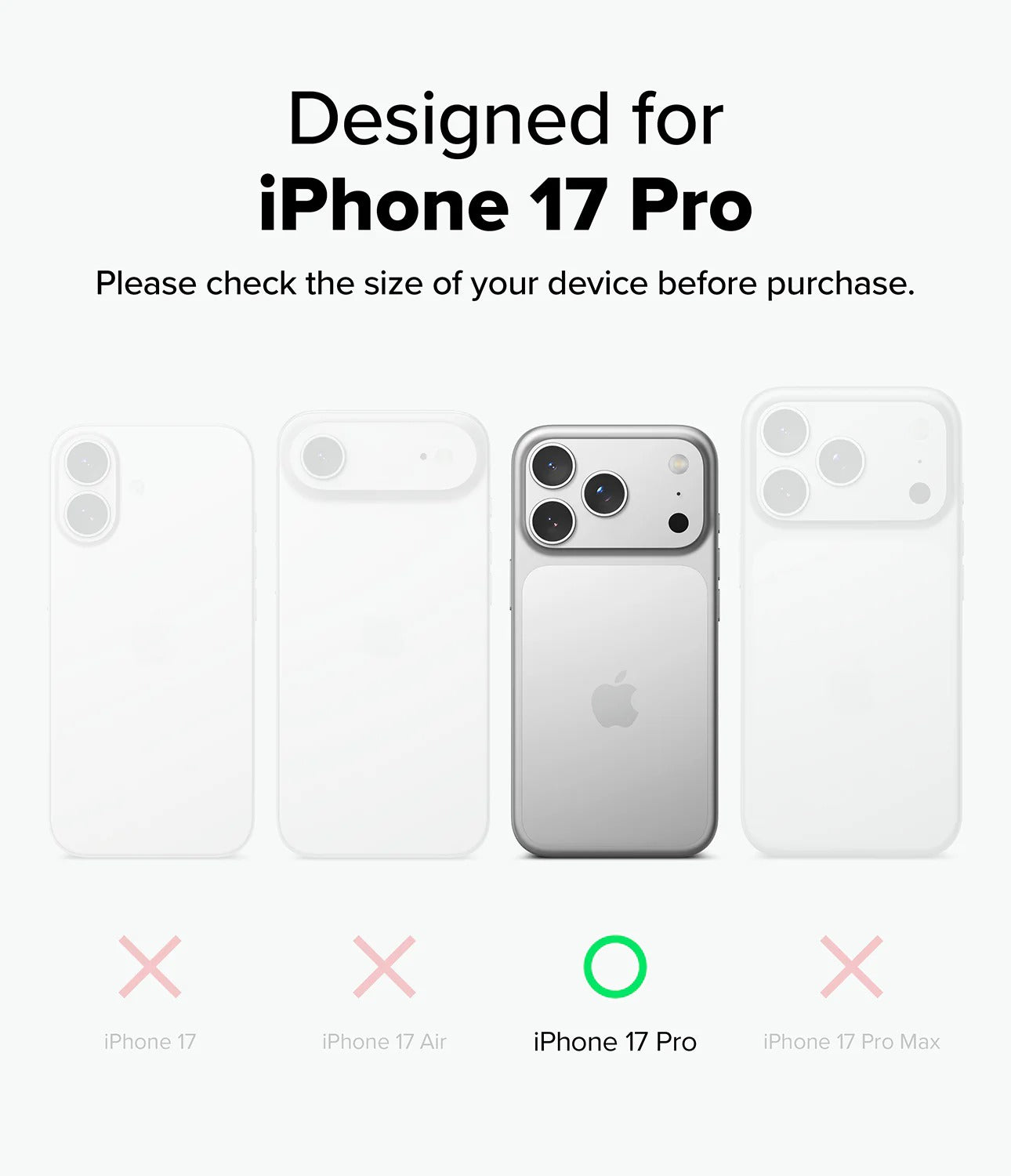 iPhone 17 Pro Case Cover | Silicone Magnetic Series | Stone