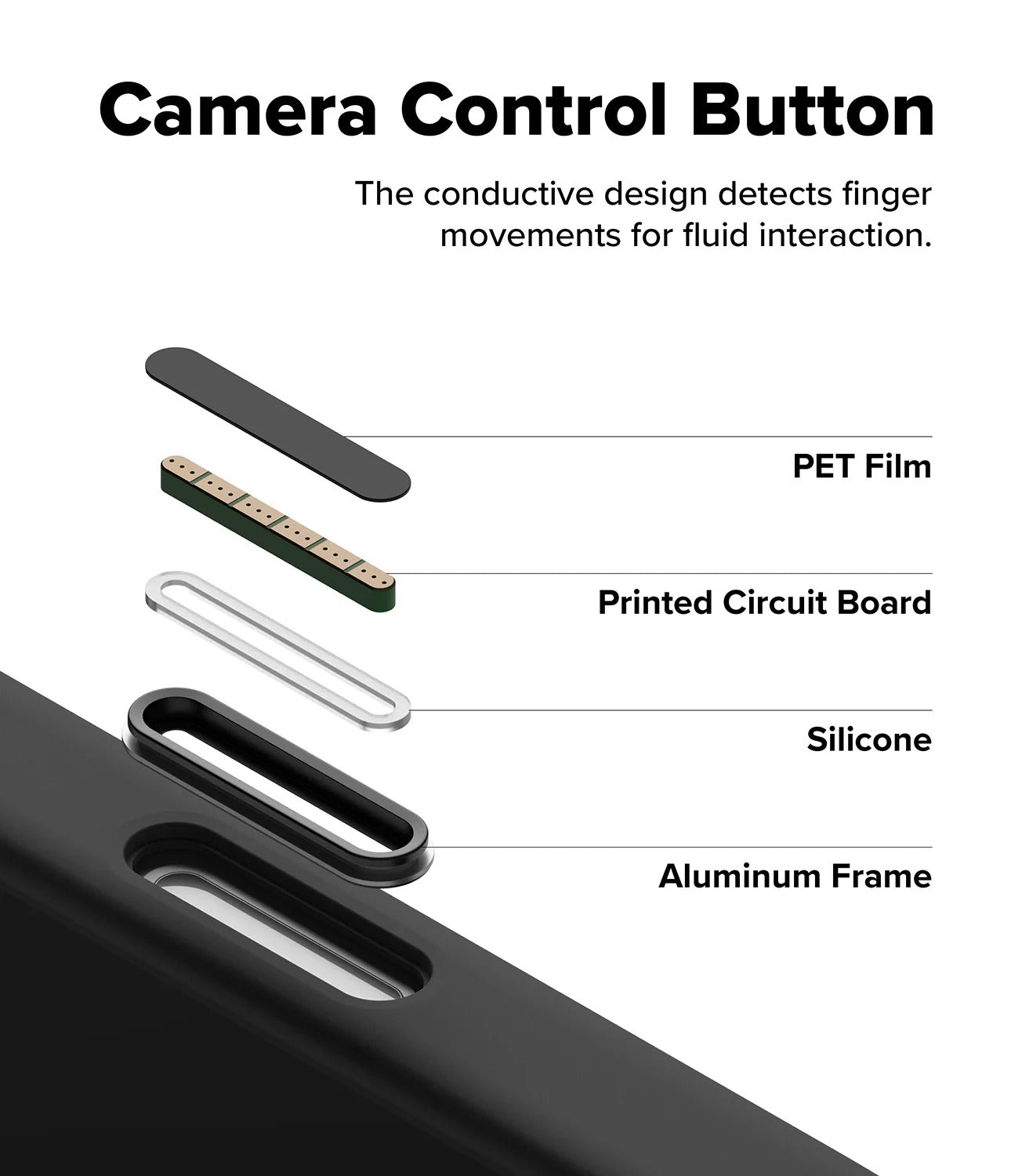 iPhone 17 Pro Case Cover | Silicone Magnetic Series | Black