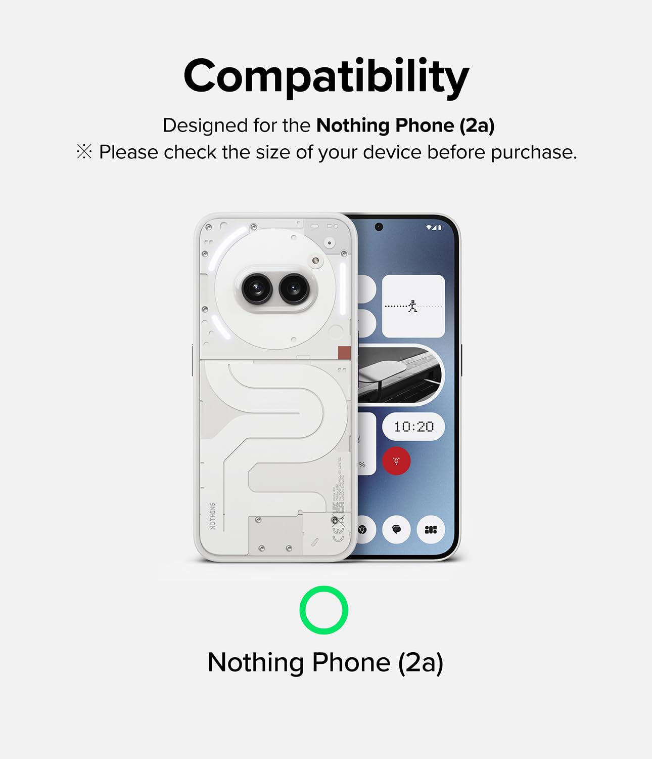 Nothing Phone (2a) Screen Protector Tempered Glass | 2 Pack, W Installation Jig