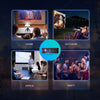 Mini Projector | 3300 Lumens Native Res 1280x720P | Including 100 Inch Projector Screen | Supports 1080P Video Projector | Included 100inch Projector Screen
