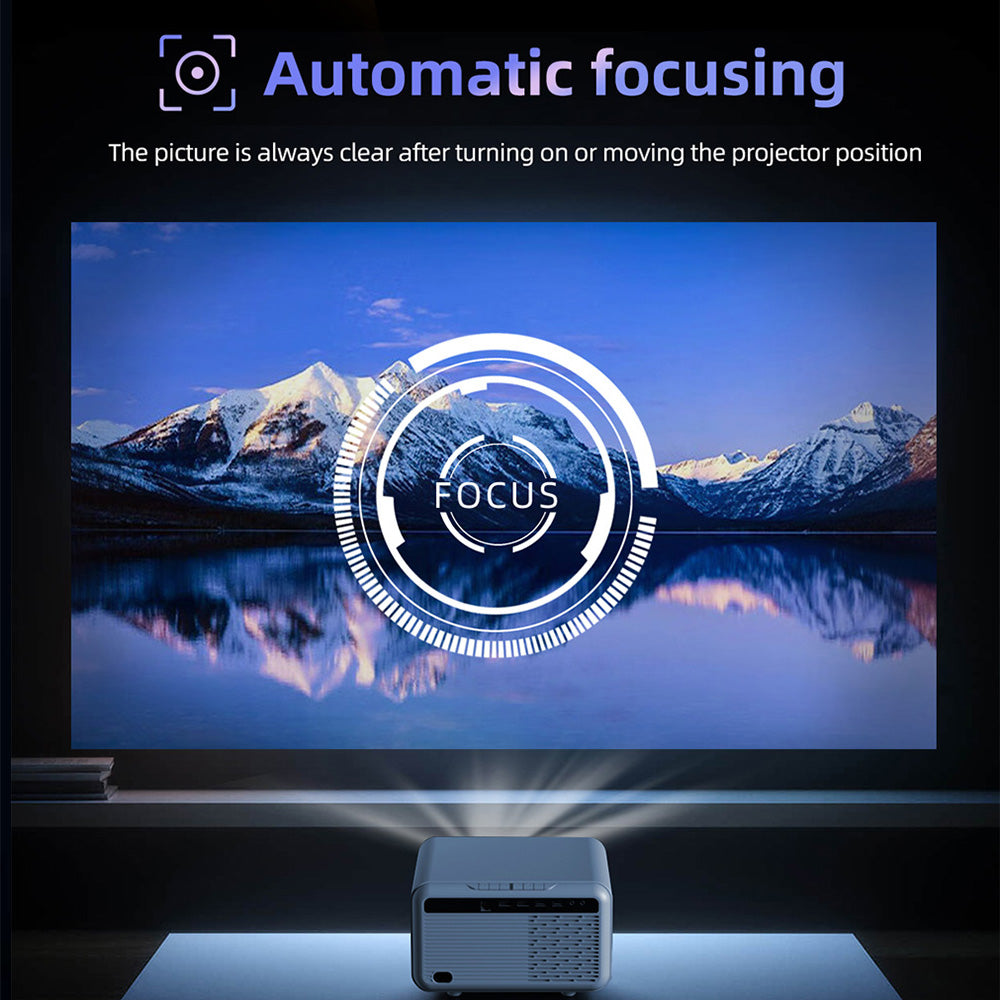 BEAM Smart Projector | 30000 Lumens | Android 12.0 | Full HD 1080P | 4K Support | Auto Focus | Dustproof LCD | 2G+32G | Screen Mirroring | 300'' Display