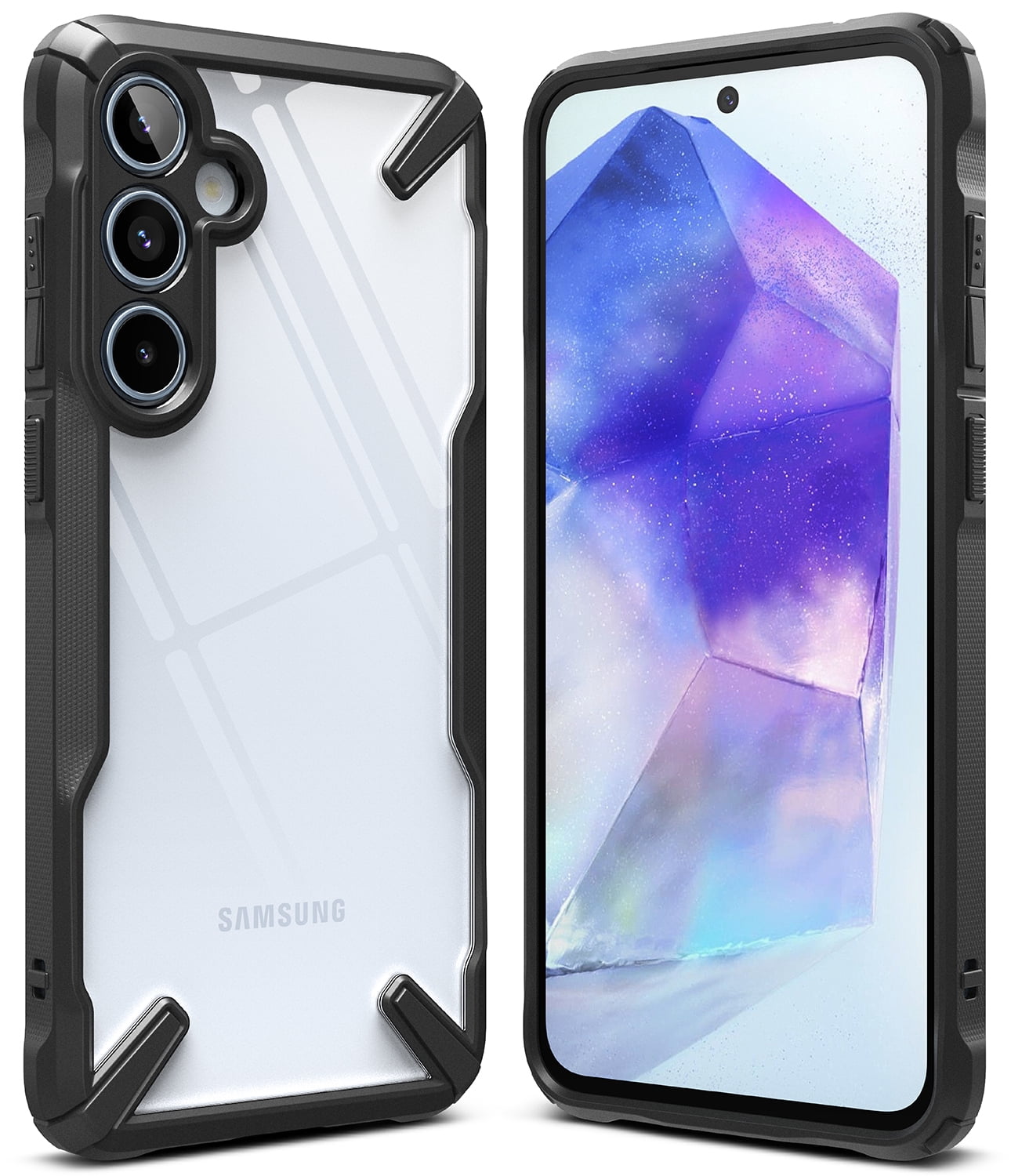 Ringke Samsung Galaxy A55 5G Fusion X Series Case Cover - Black