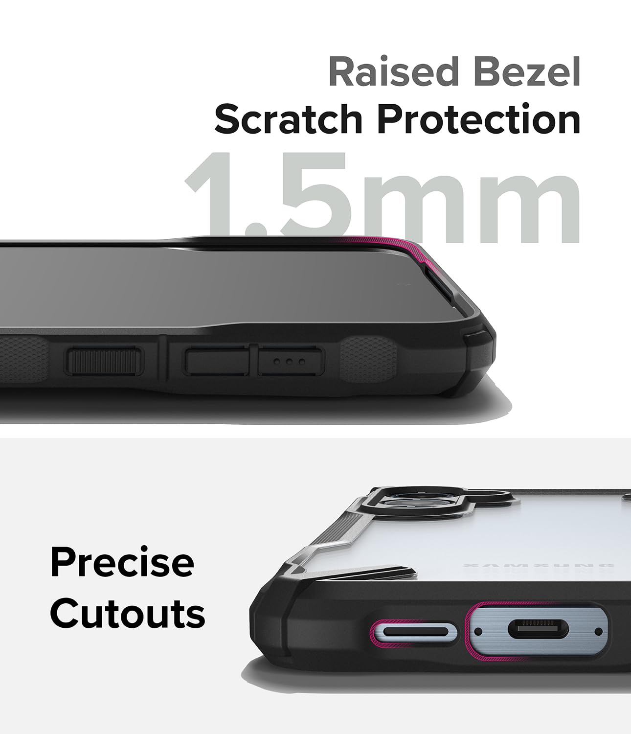 Ringke Samsung Galaxy A55 5G Fusion X Series Case Cover - Black