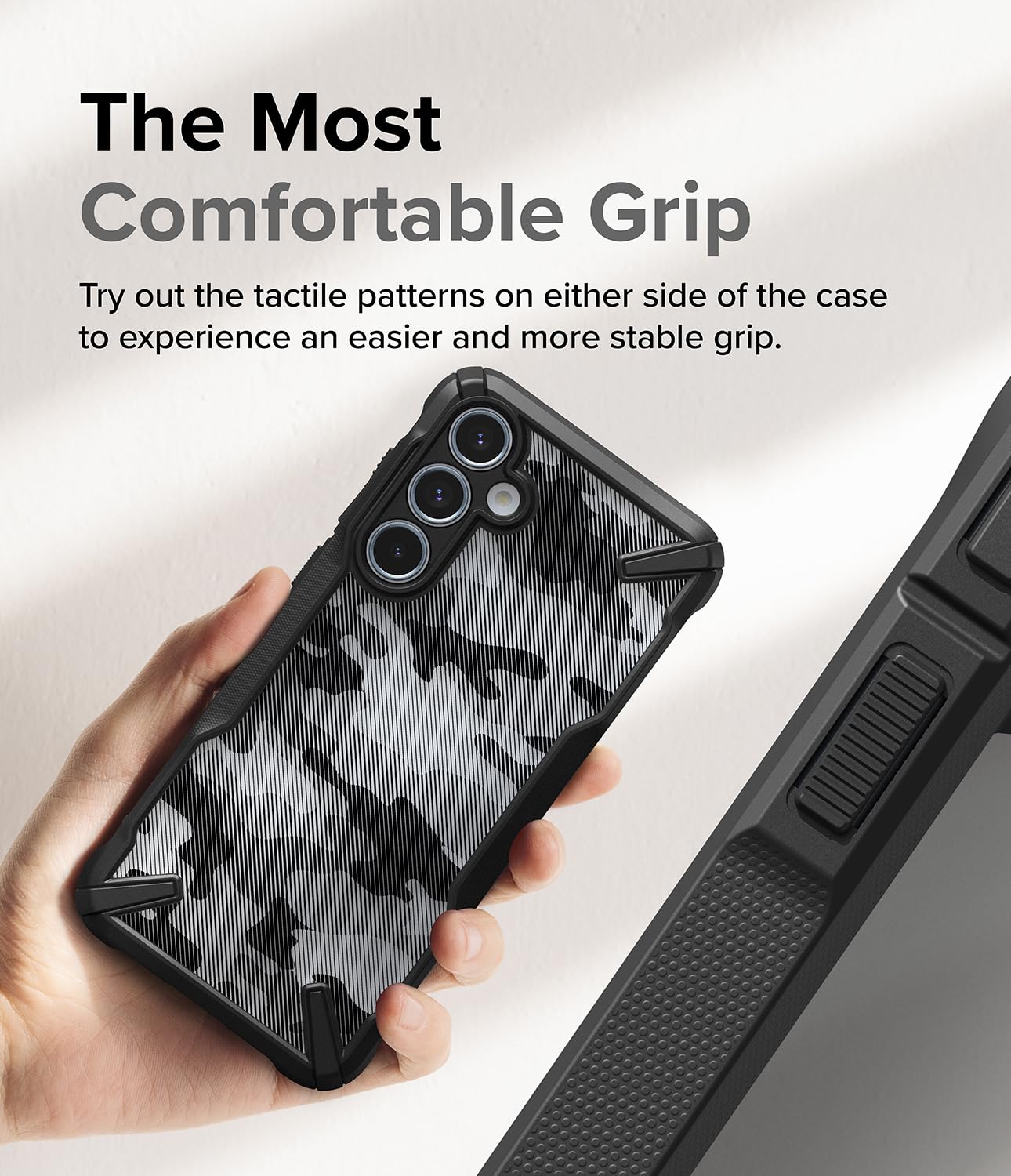 Ringke Samsung Galaxy A55 5G Fusion X Design Series Case Cover - Camo Black