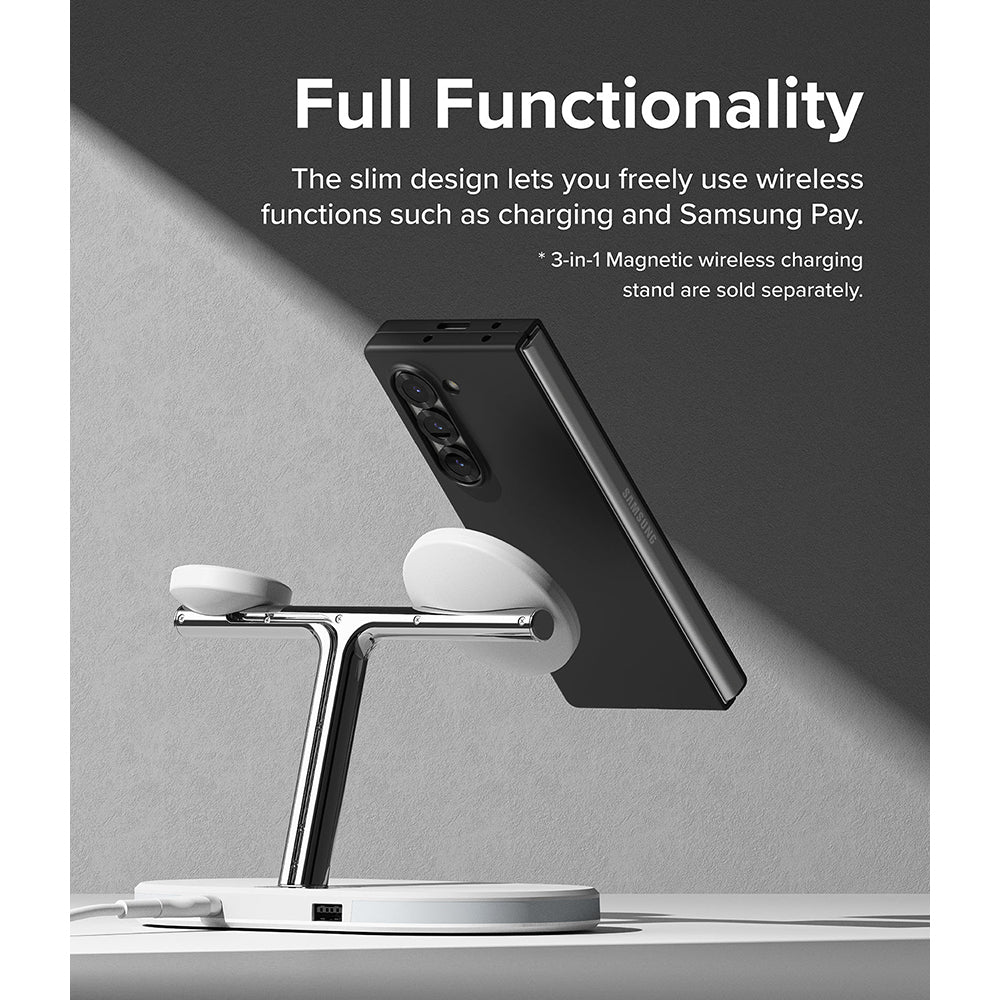 Samsung Galaxy Z Fold 6 Case Cover | Slim Magnetic Series | Black