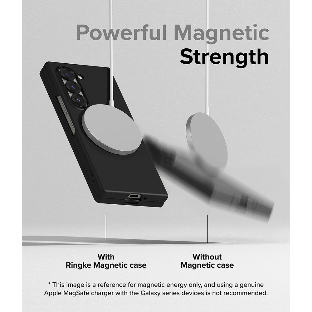 Samsung Galaxy Z Fold 6 Case Cover | Slim Magnetic Series | Black