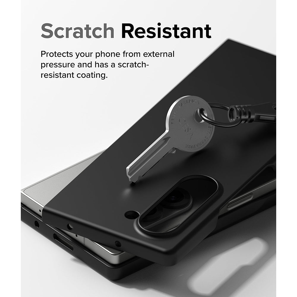 Samsung Galaxy Z Fold 6 Case Cover | Slim Magnetic Series | Black