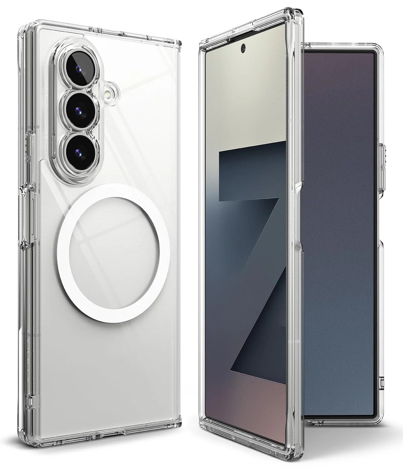 Samsung Galaxy Z Fold 7 Case| Fusion Magnetic Series |Clear