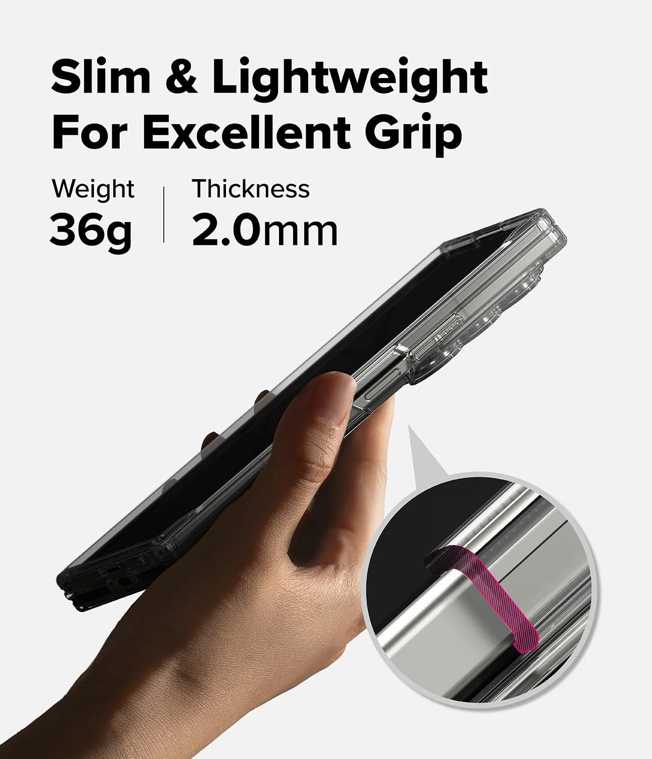 Samsung Galaxy Z Fold 7 Case| Fusion Magnetic Series |Clear