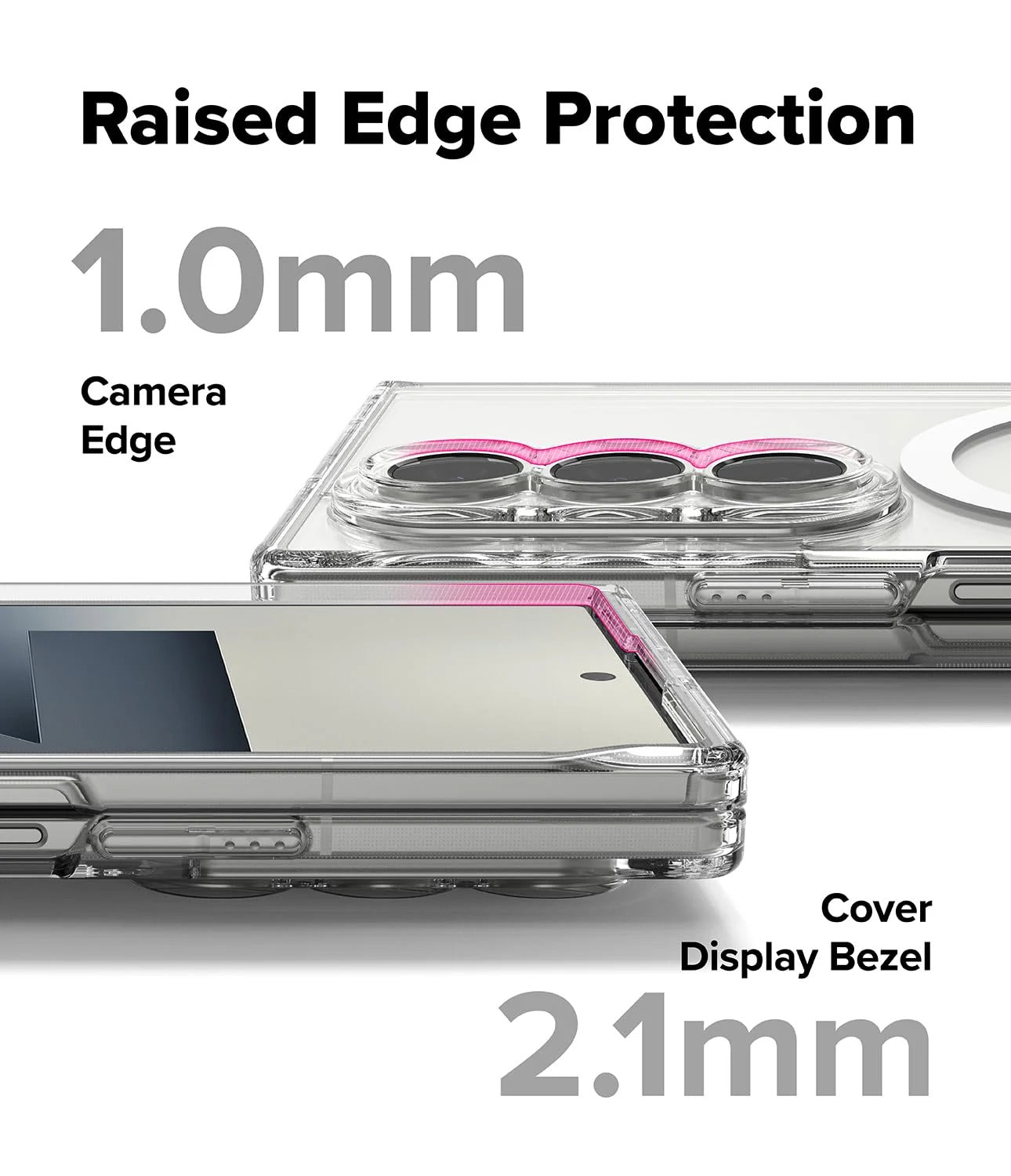 Samsung Galaxy Z Fold 7 Case| Fusion Magnetic Series |Clear