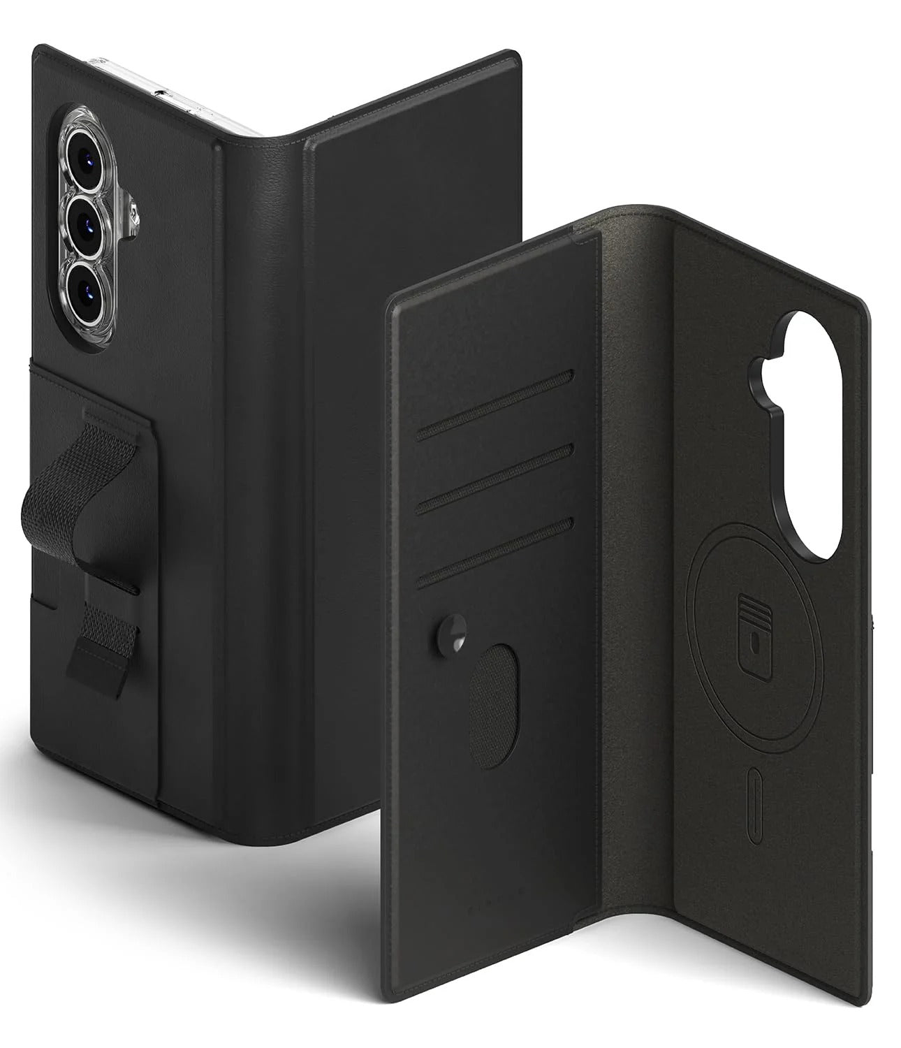 Samsung Galaxy Z Fold 7 Case Cover | Folio Wallet Magnetic |Black