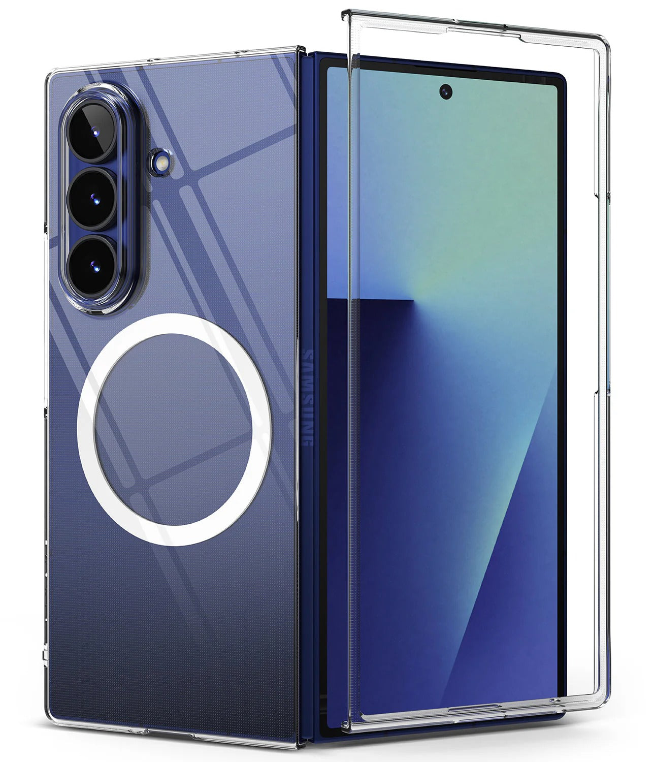 Samsung Galaxy Z Fold 7 Case Cover | Slim Magnetic  |Clear