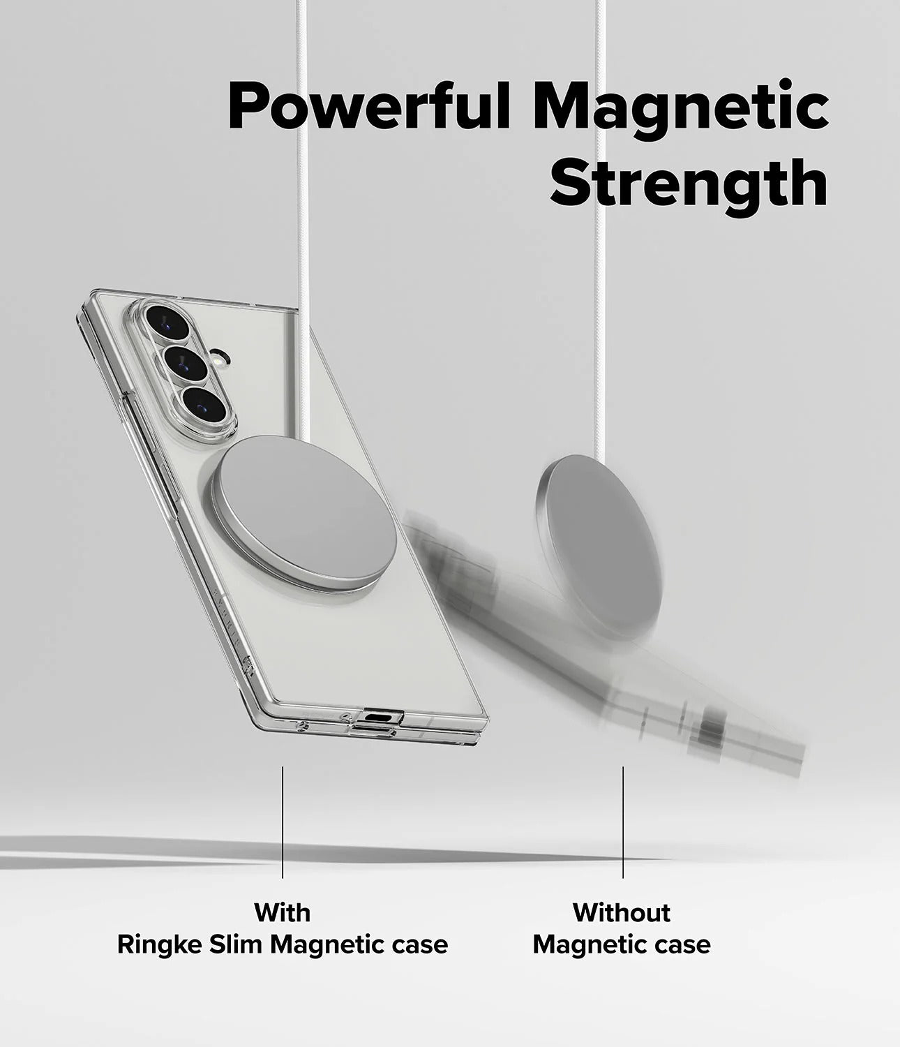 Samsung Galaxy Z Fold 7 Case Cover | Slim Magnetic  |Clear