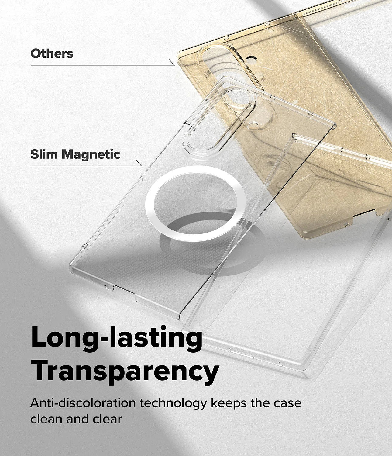 Samsung Galaxy Z Fold 7 Case Cover | Slim Magnetic  |Clear