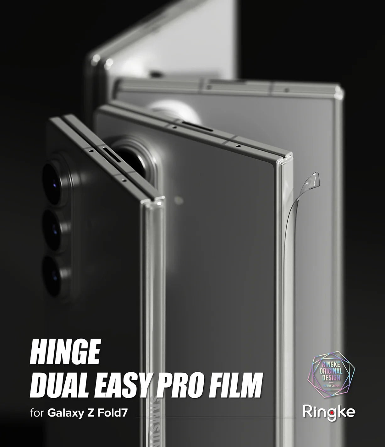 Samsung Galaxy Z Fold 7  Hinge Dual Easy Pro Film Screen Protector