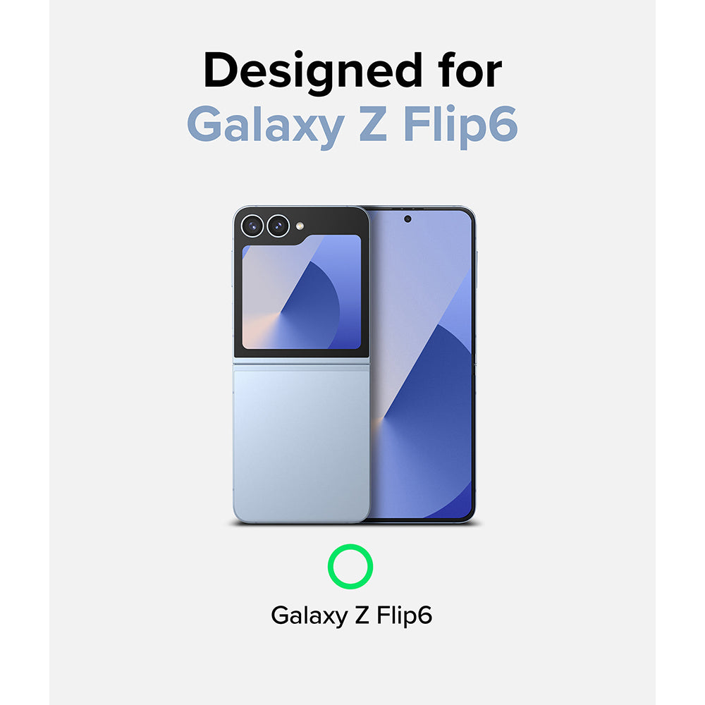 Samsung Galaxy Z Flip 6 Case Cover | Slim Magnetic Series | Black