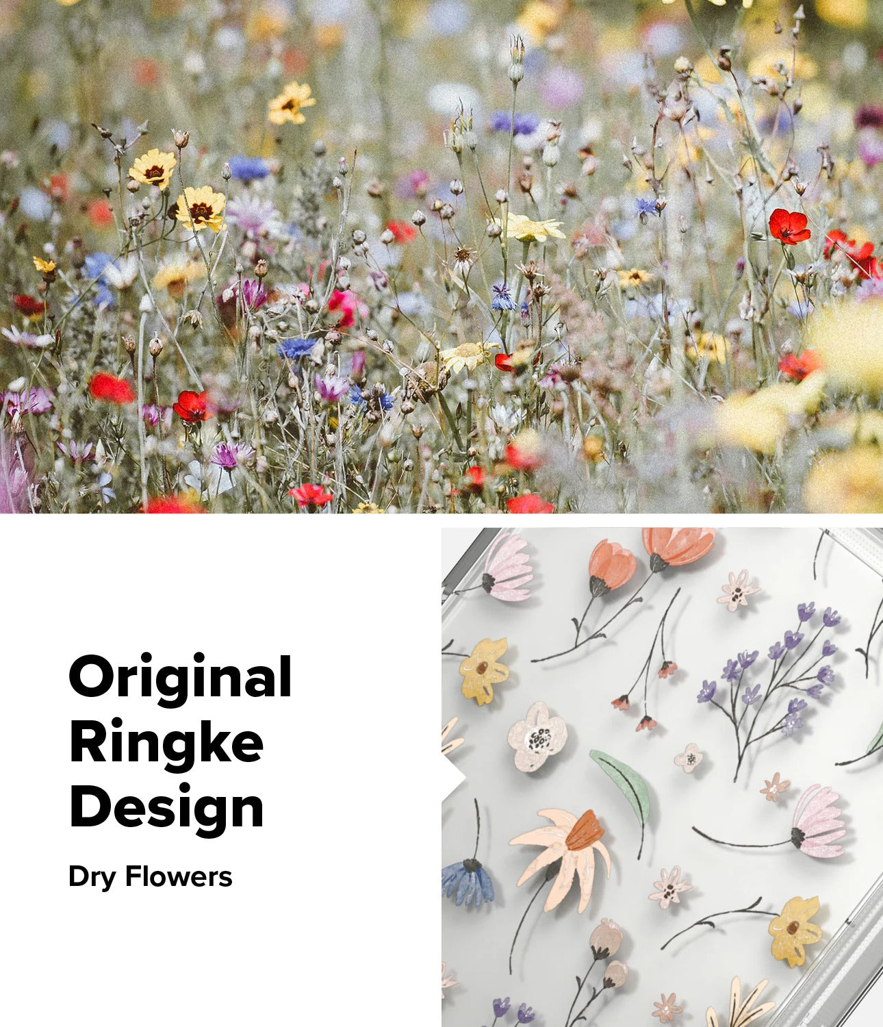 Samsung Galaxy Z Flip 7 Case| Fusion Design Series |Dry Flowers