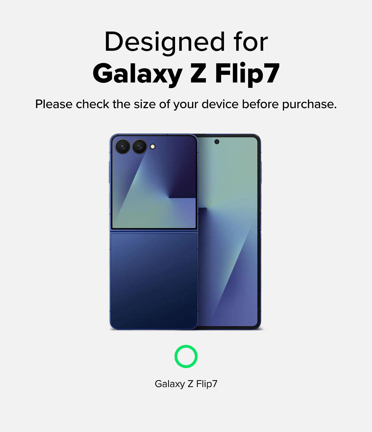 Samsung Galaxy Z Flip 7 Case| Fusion Series |Clear