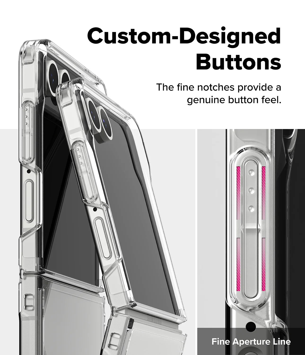 Samsung Galaxy Z Flip 7 Case| Fusion Series |Clear