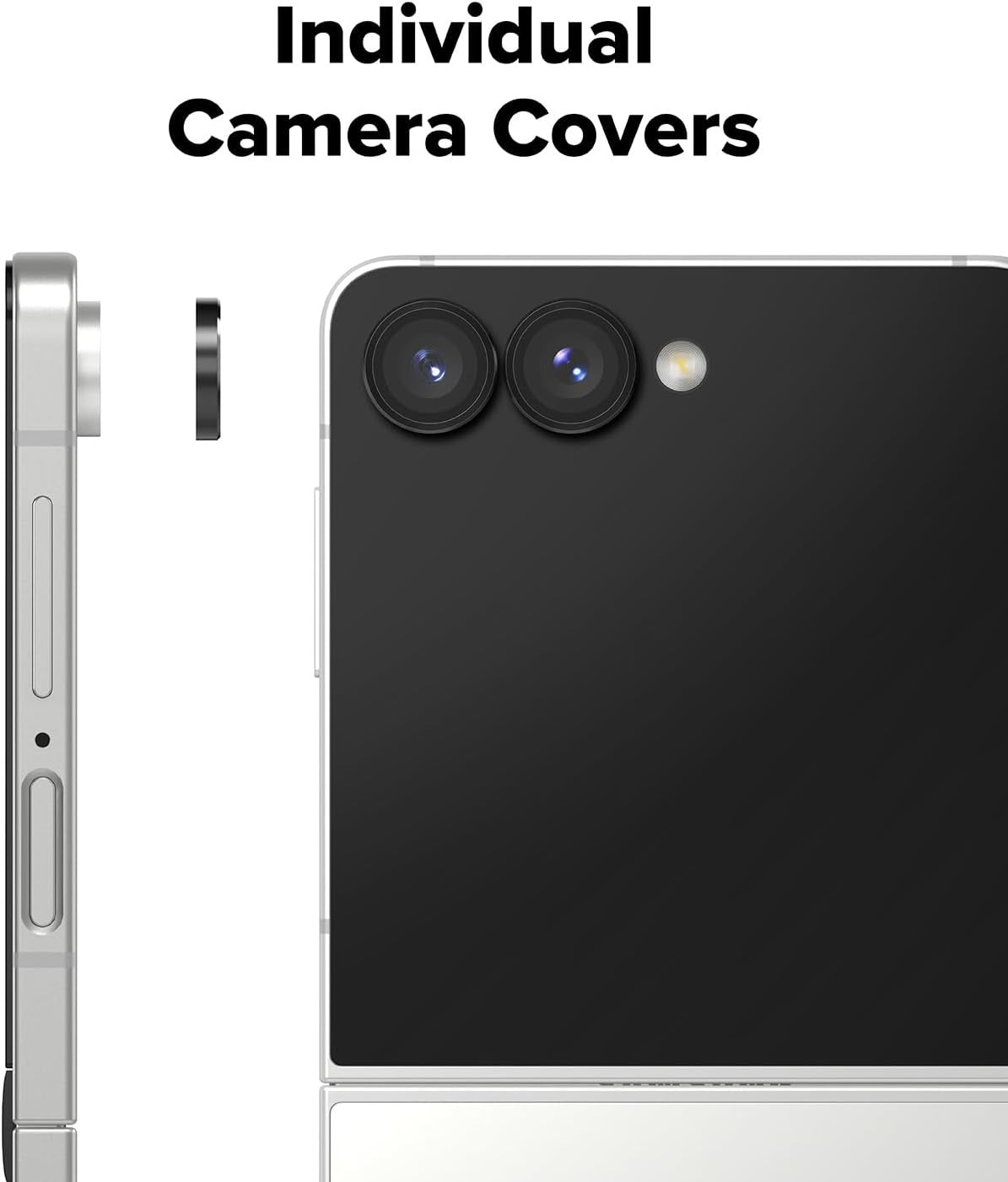 Samsung Galaxy Z Flip 7 Camera Lens Frame Glass Protector|2 Pack