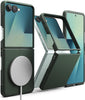 Samsung Galaxy Z Flip 7 Case Cover | Onyx Magnetic Series |Dark Green
