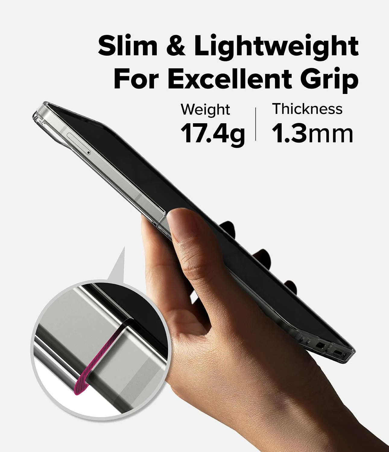 Samsung Galaxy Z Flip 7 Case Cover | Slim Magnetic  |Clear